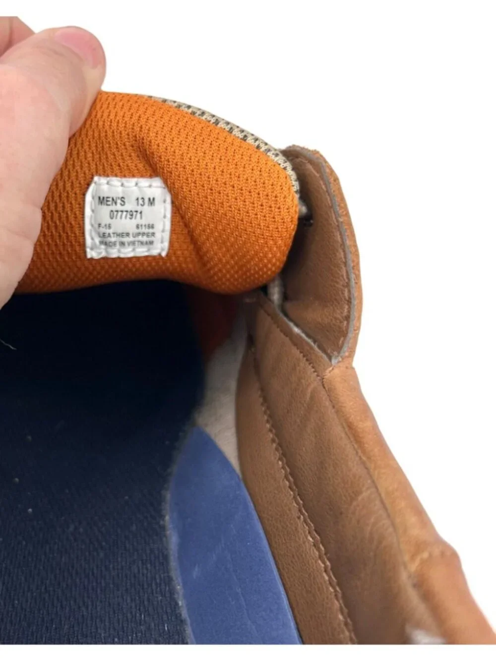 SPERRY TOP SIDER LEATHER MEN'S SHOES - 13M